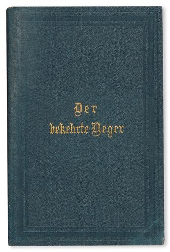 (SLAVERY AND ABOLITION.) [RICHMOND, LEIGH]. Der Bekherter Neger (The Converted Negro).